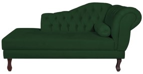 Recamier Diana 160cm Lado Esquerdo Suede Verde - ADJ Decor