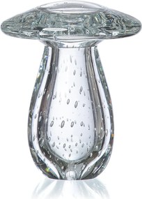 Cogumelo Decorativo em Murano M - Cristal Transparente Cristal Transparente