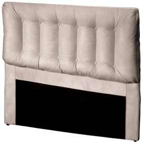 Kit Cabeceira 160cm Calçadeira Baú Casal 140cm Conforto Suede Bege - Sheep Estofados - Bege