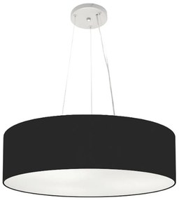 Lustre Luminária Pendente Cupula em Tecido MD-39803 - Bivolt - Para 3 Lâmpadas E27 - Lustres Vivare