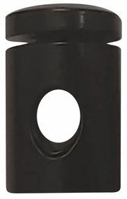 Kit-2 Desviador de Cabo Para Lustres e Pendentes e Luminária MD-6005/2 Preto