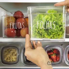 Organizadores de Geladeira com Etiqueta