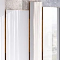 Espelho Decorativo Para Sala de Jantar 136m Vinci Ypê N02   - Mpozenat