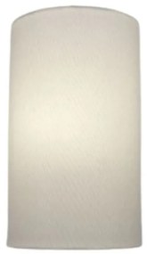 Arandela Meia Cana Md-2031 Cúpula em Tecido 30/18x16cm Branco - Bivolt