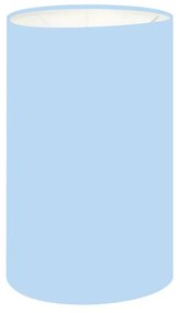 Cúpula Abajur Cilíndrica Cp-8002 Ø13x30cm Azul Bebê