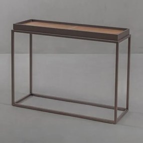 Mesa Lateral Loi Bronze e Recouro Caramelo Base Bronze - 78255 Sun House