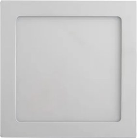 Plafon Led De Embutir Branco 12w 17x17cm Panel