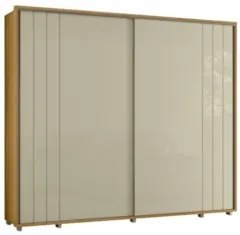 Guarda Roupa Casal 278cm Com 2 Portas Mya Opala/Cumaru Z10 - Mpozenat