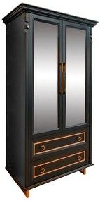 Cristaleira New Laville - Preto com Detalhes Dourado Soleil  Kleiner