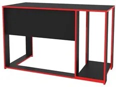 Mesa Para Computador Notebook Desk Game Singapura Preto/Vermelho - Pol