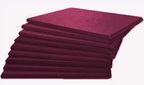 Kit 10 Colchonetes Academia, Espuma D33 Imperme�Vel 90 X 42 (Azul)