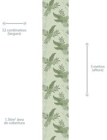 Papel de Parede Green Dream 0.52m x 3.00m