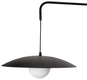 Arandela Zen 40X99,2X43,3Cm 1Xg9 Braço Haste E Cúpula Alumínio E Globo... (BZ-M - Bronze Metálico)
