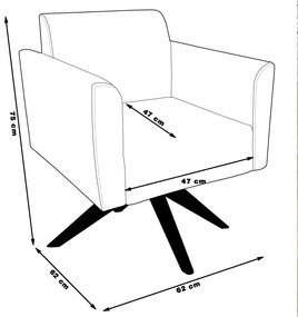 Kit 02 Poltronas Decorativas Isabella Base Giratória Madeira Suede Bege G19 - Gran Belo