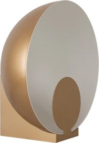 Luminária De Mesa Led Alumínio 6w 3000k Gong - DOURADO