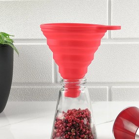 Funil Retrátil - Vermelho