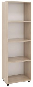 Estante Livreiro Armário Nichos Prateleiras Marrom Montana
