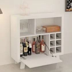 Balcão Cozinha 90cm Adega 1 Porta AD5002 Branco - Tecno Mobili