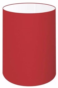 Cúpula Abajur Cilíndrica Cp-8004 Ø15x25cm Bordô