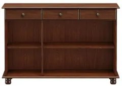 Balcão Buffet Sala de Jantar Rústico 128cm 3 Portas 3 Gavetas Rubia F0