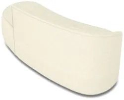 Sofá 3 Lugares Para Sala 180cm Orgânico Wendi Linho Bege I01  - Mpozen