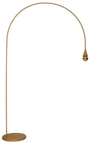 Luminária De Chão Jazz Pivô Base Piso 38X224X130Cm 1Xe27 - Usina 52010... (BZ-M - Bronze Metálico)