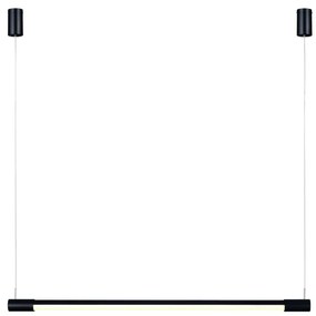Pendente Tec 60X2,2Cm Led 12W 3000K Bivolt | Bella Iluminação Gd012Sb (Preto)