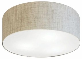 Plafon de Sobrepor Cilíndrico SP-3047 Cúpula Cor Rústico Bege