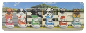 Quadro Decorativo MDF Colorido 20x60 Cachorro - D'Rossi