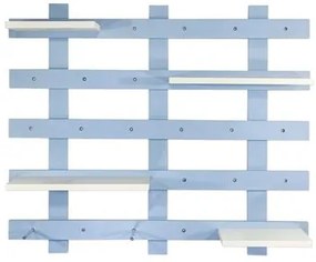 Estante Aérea Painel Organizador Ripado Premier Azul Woddyou
