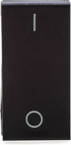 Interruptor Bipolar Simples Preto 10a Pial Plus+