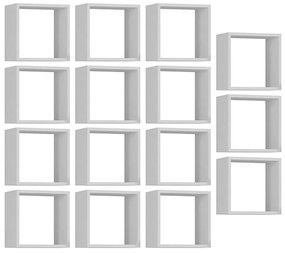 Kit 15 Nichos Organizador 30x30cm Branco G01 - Gran Belo
