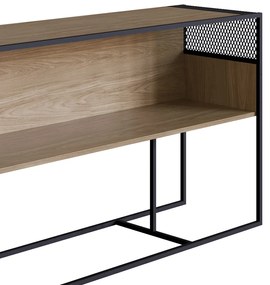 Aparador com Nicho New 160 cm Hanover e Preto - D'Rossi