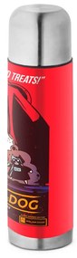 Garrafa Térmica 500 ml Cat Wars Vermelha Revenge of the Dog