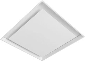 Plafon Led De Embutir Microborda Branco 25,2W 2700K Piazza