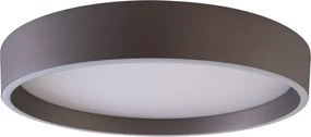 Plafon Led De Sobrepor Alumínio Café 54w 3000k Dome