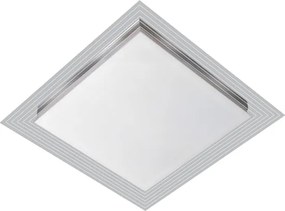Plafon Led Embutir Quadrado Branco 16W 4000K Lisboa