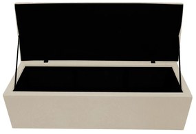 Calçadeira Copenhague 195 cm King Size Suede Bege - ADJ Decor