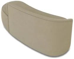 Sofá 3 Lugares Para Sala 180cm Orgânico Wendi Suede Marrom Rt I01  - M