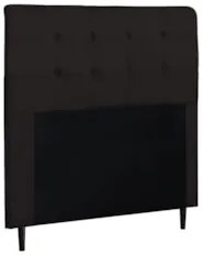 Cabeceira Cama Box Casal King 193cm Luna Suede Marrom Z51 - Mpozenato