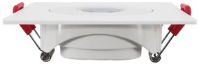 Spot De Embutir Quadrado 5W 6500K Led Bivolt 8,6X8,6X2,5Cm - Opus Eco...