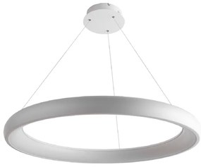 Pendente Led Metal Acrilico 48W 3000K Yamamura - BRANCO
