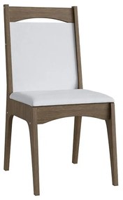 Conjunto Completo Jantar Cozinha Mesa Elástica 6 Cadeiras - Ameixa Negra/Branco