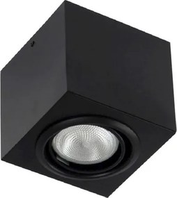 Plafon Sobrepor Orientavel Aluminio Par20 7W - PRETO