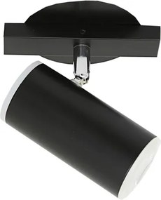 Spot Sobrepor Aluminio 12Cm - PRETO FOSCO