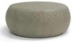 Puff Decorativo 105cm Tressê C19 Sintético Bege Escuro - Domi