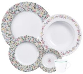 Aparelho de Jantar Tramontina Dalina Porcelana Decorada 20 Peças