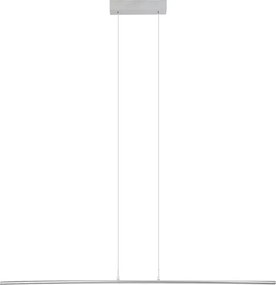 Pendente Led Metal Aluminio Prata 32W 3000K Across