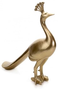 Escultura Decorativa Pavão 25x22 cm - D'Rossi