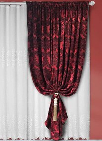 Xale Jacquard Vermelho 280x230 cm